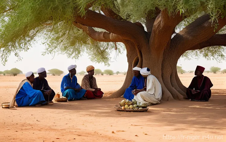 니제르에서 현지인과 교류하는 법 - **"Le partage des saveurs : une fenêtre sur l'âme nigérienne"**
    A heartwarming and authentic sce...